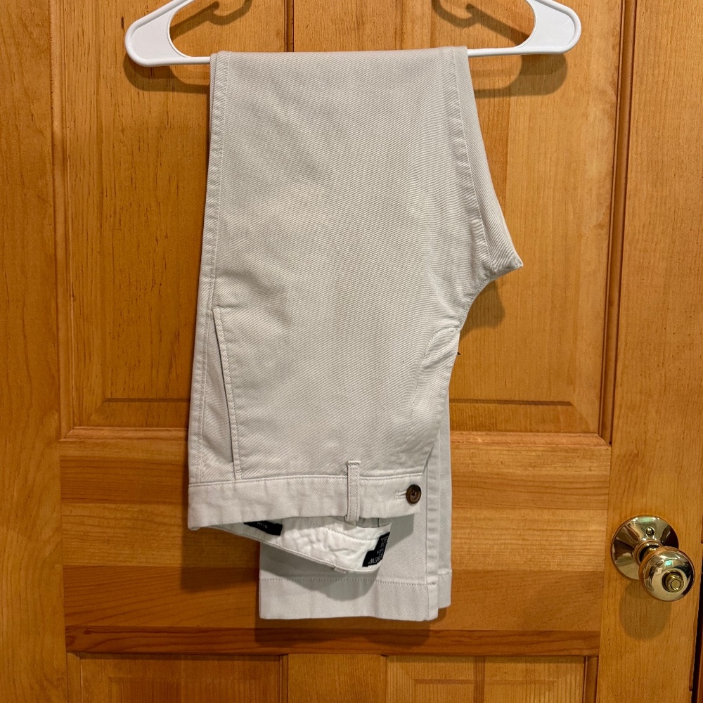 Light Khaki Mens J. Crew Flex Chino W31 L32